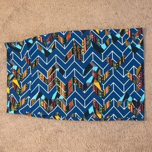 Cassie Pencil Skirt Blue